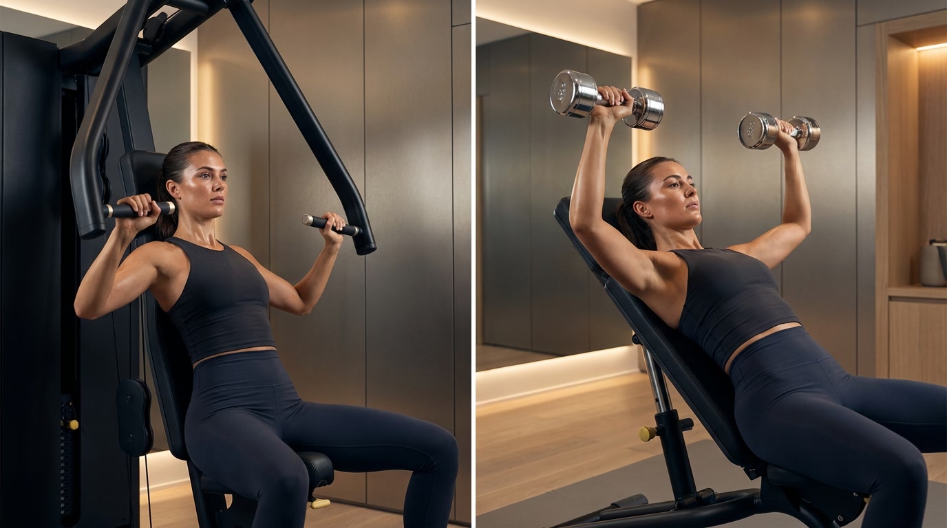 Maschinen vs Freihanteln: Trainingswahl & Kosten